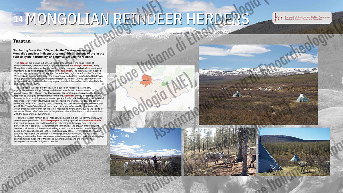 14. MONGOLIAN REINDEER HERDERS