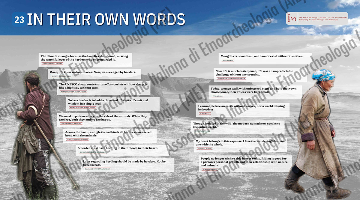 23. IN THEIR OWN WORDS